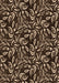 Patterned Black Brown Rug, pat1219org