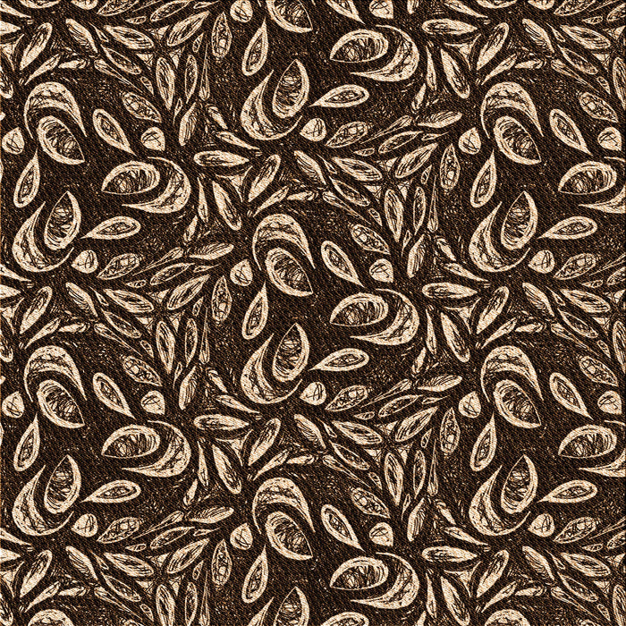 Round Machine Washable Transitional Black Brown Rug, wshpat1219org