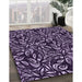 Machine Washable Transitional Lilac Purple Rug in a Family Room, wshpat1219pur