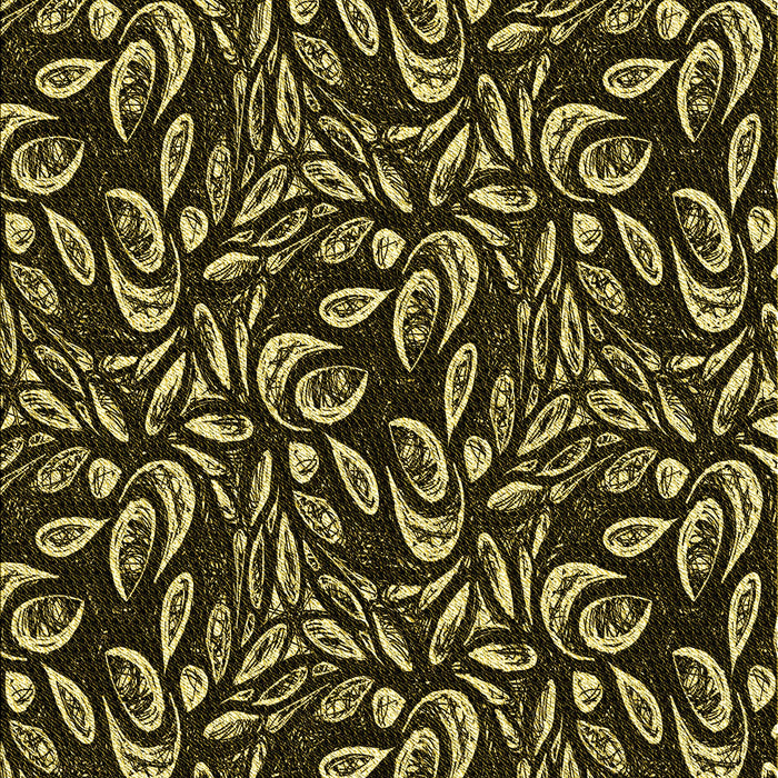 Patterned Midnight Gray Rug, pat1219yw