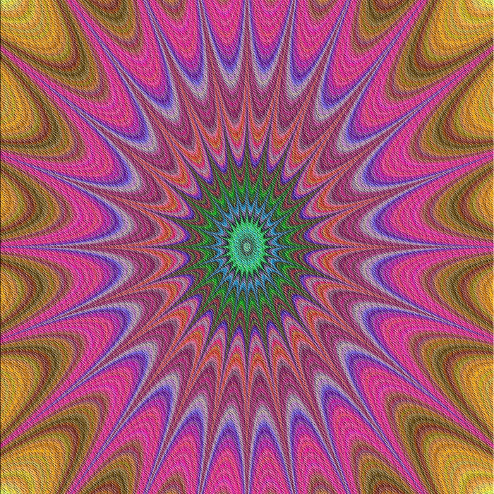 Patterned Pink Violet Pink Modern Rug, pat121