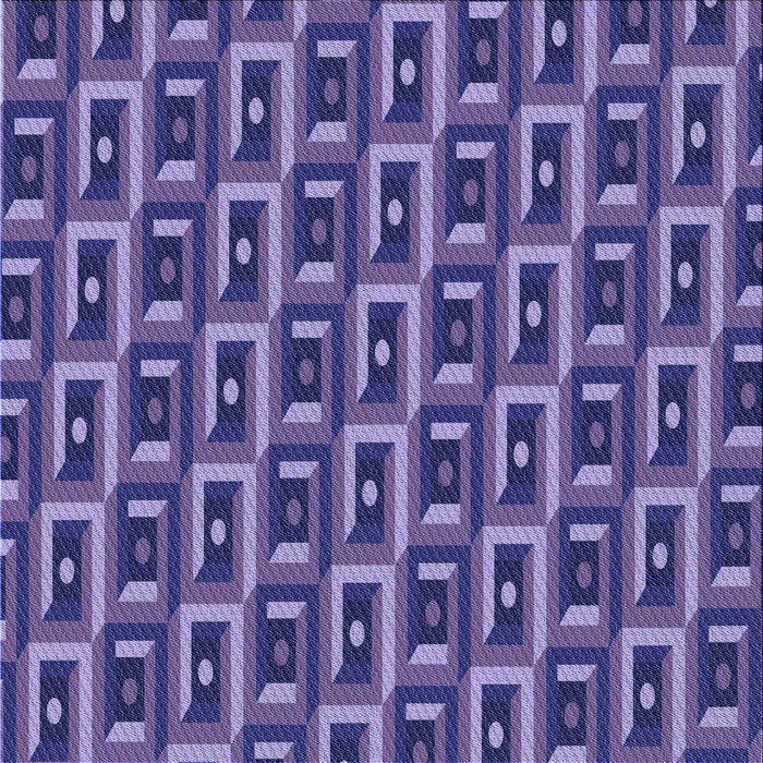 Round Machine Washable Transitional Purple Rug, wshpat122blu