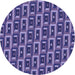 Square Machine Washable Transitional Purple Rug in a Living Room, wshpat122blu