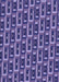 Patterned Purple Rug, pat122blu