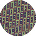 Square Patterned Khaki Green Rug, pat122lblu