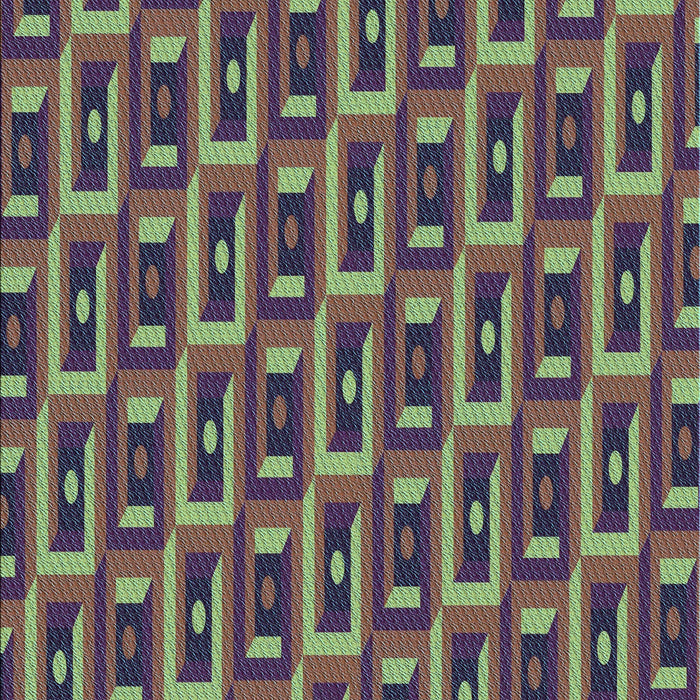 Patterned Khaki Green Rug, pat122lblu