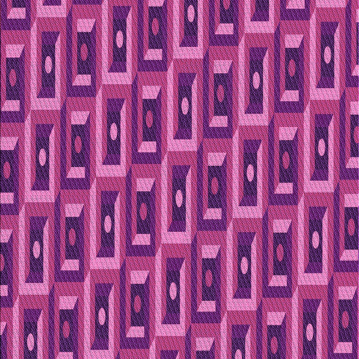 Patterned Medium Violet Red Pink Rug, pat122pur