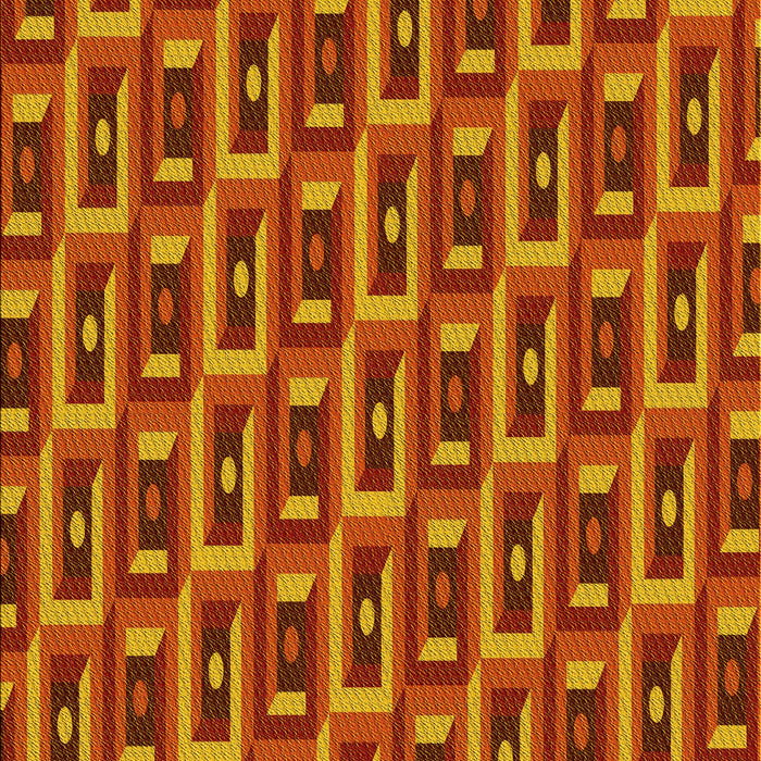 Machine Washable Transitional Neon Orange Rug, wshpat122yw