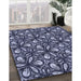 Machine Washable Transitional Midnight Blue Rug in a Family Room, wshpat1220blu