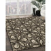 Machine Washable Transitional Camel Brown Rug in a Family Room, wshpat1220brn