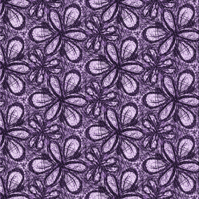 Round Machine Washable Transitional Bright Lilac Purple Rug, wshpat1220pur