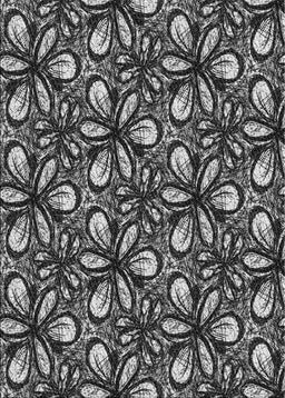 Patterned Mid Gray Novelty Rug, pat1220