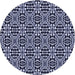 Square Machine Washable Transitional Night Blue Rug in a Living Room, wshpat1221blu