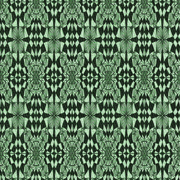 Machine Washable Transitional Pastel Green Rug, wshpat1221grn