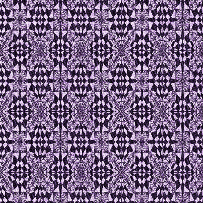 Round Patterned Dark Purple Rug, pat1221pur