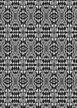 Patterned Silver Gray Novelty Rug, pat1221