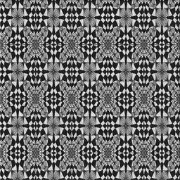 Square Patterned Silver Gray Novelty Rug, pat1221