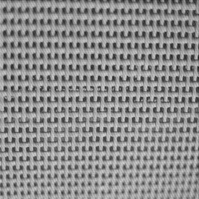 Round Patterned Cloud Gray Rug, pat1222gry