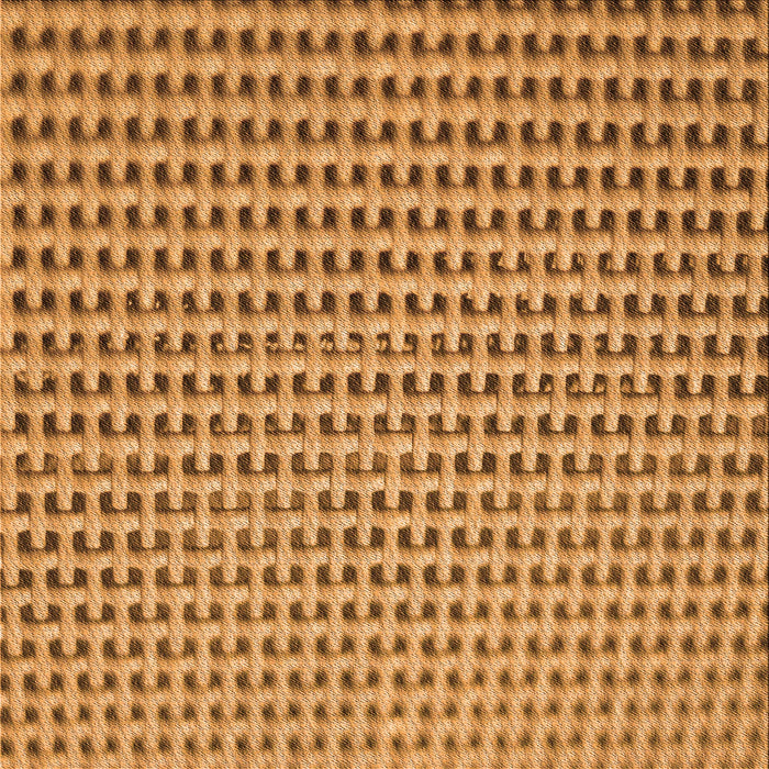 Round Machine Washable Transitional Orange Rug, wshpat1222org