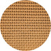 Square Patterned Orange Rug, pat1222org