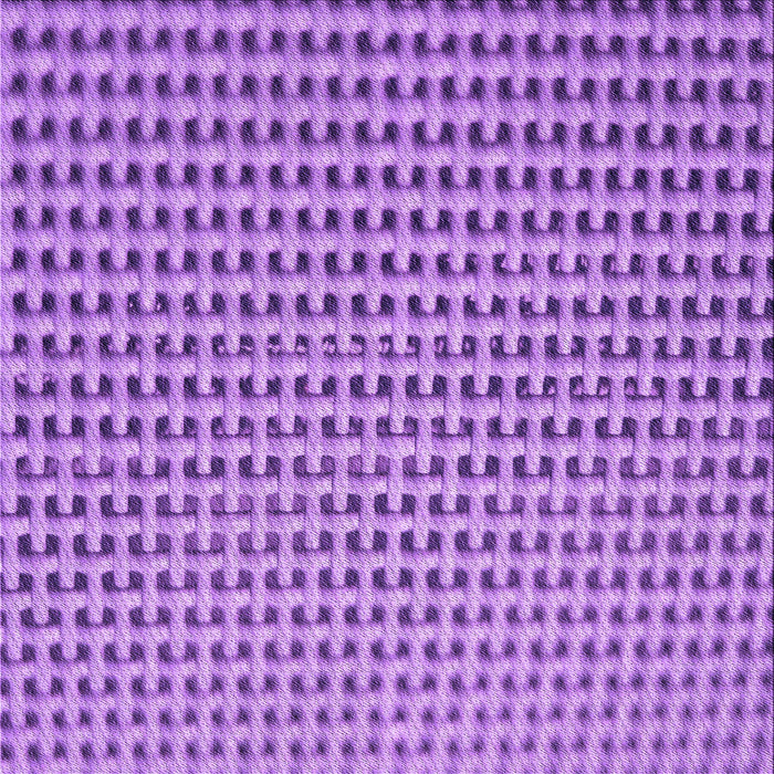 Round Machine Washable Transitional Violet Purple Rug, wshpat1222pur