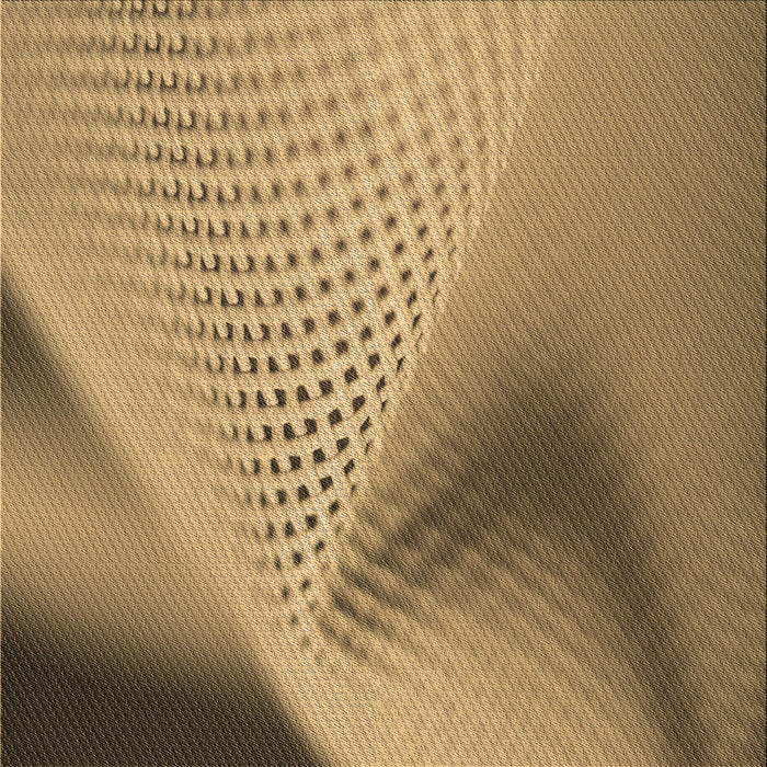 Round Patterned Oak Brown Rug, pat1223brn