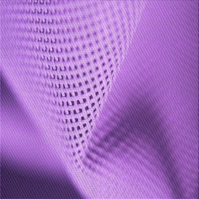 Round Patterned Violet Purple Rug, pat1223pur