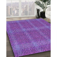 Patterned Purple Rug, pat1224pur