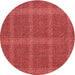 Square Patterned Red Rug, pat1224rd