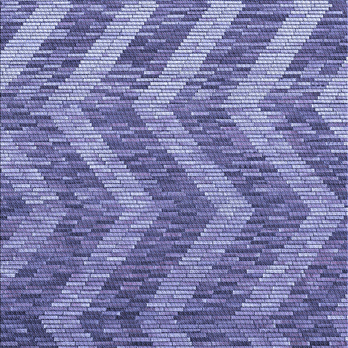 Machine Washable Transitional Deep Periwinkle Purple Rug, wshpat1225blu
