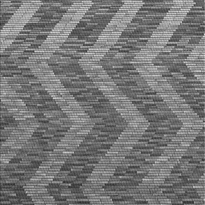 Machine Washable Transitional Dark Gray Rug, wshpat1225gry