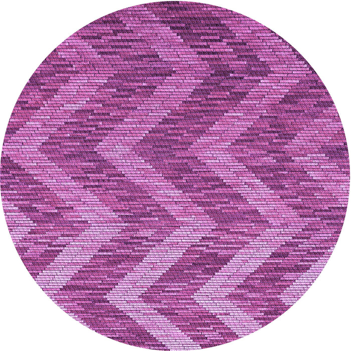 Square Patterned Purple Rug, pat1225pur