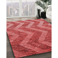 Patterned Red Rug, pat1225rd