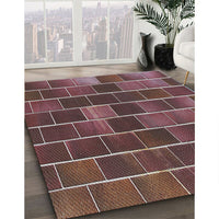 Patterned Pink Novelty Rug, pat1226