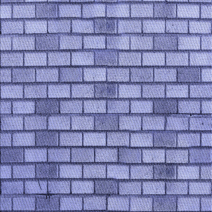 Patterned Slate Blue Rug, pat1227blu