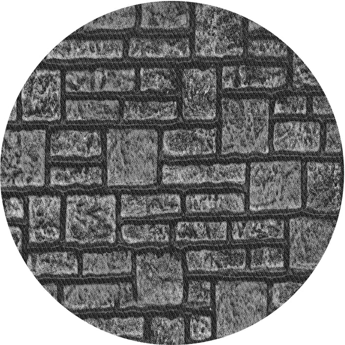 Square Patterned Gray Rug, pat1228gry