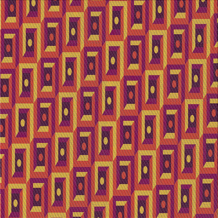 Sideview of Machine Washable Transitional Orange Rug, wshpat122