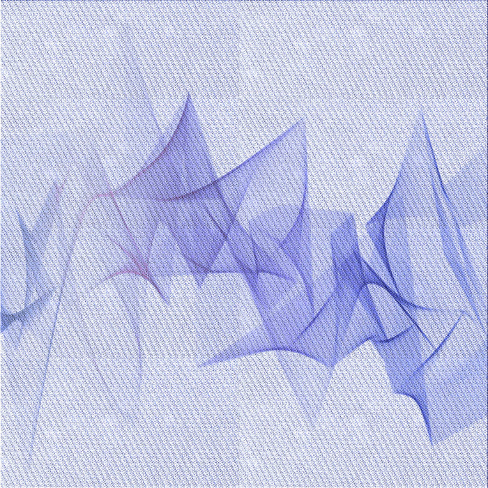 Round Patterned Lavender Blue Rug, pat123blu