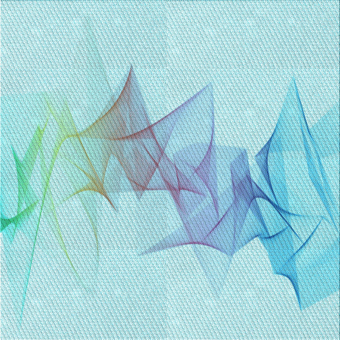 Round Patterned Blue Rug, pat123lblu