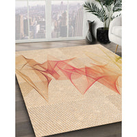 Patterned Golden Blonde Gold Rug, pat123org