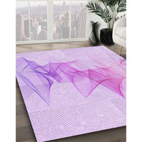 Patterned Purple Rug, pat123pur