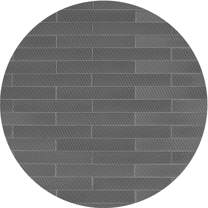 Square Patterned Gray Rug, pat1230gry