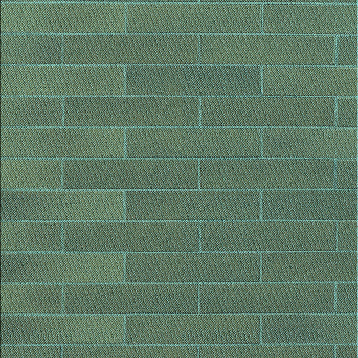 Machine Washable Transitional Medium Forest Green Rug, wshpat1230lblu