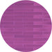 Square Patterned Medium Violet Red Pink Rug, pat1230pur