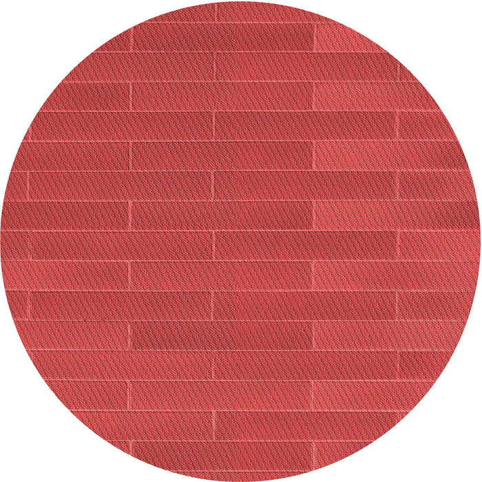 Square Patterned Red Rug, pat1230rd