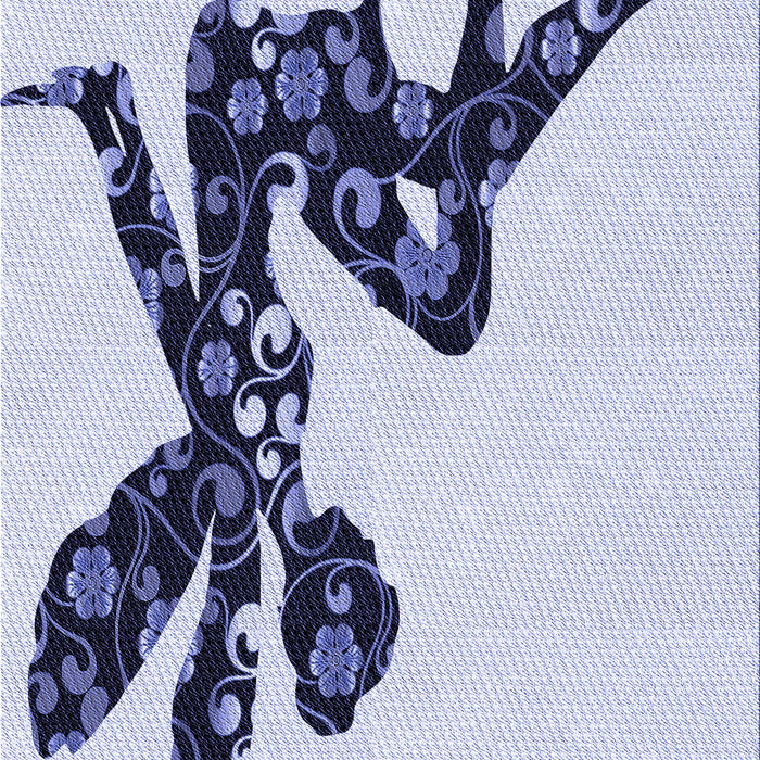 Machine Washable Transitional Lavender Blue Rug, wshpat1232blu