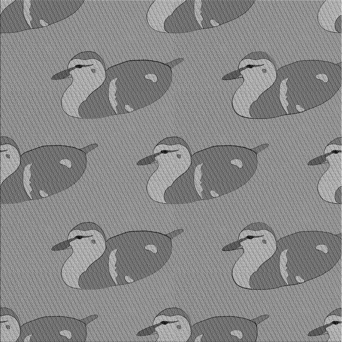 Round Patterned Dark Gray Rug, pat1233gry