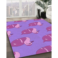 Patterned Purple Rug, pat1233pur