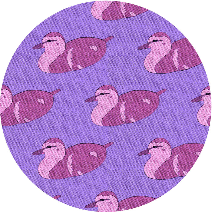 Square Patterned Purple Rug, pat1233pur