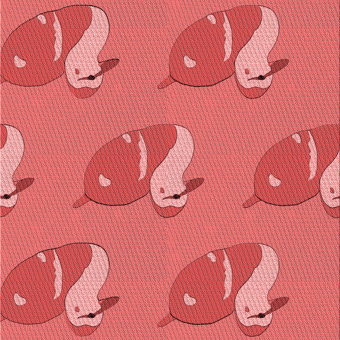 Patterned Red Rug, pat1233rd